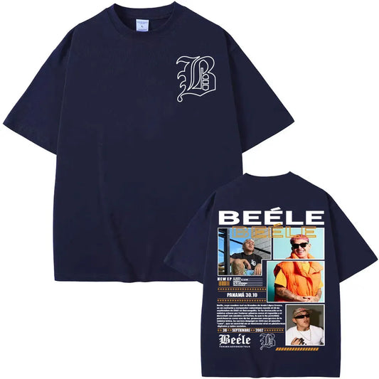 Beéle Panama Borondo Tour Album T-Shirt – Navy Blue