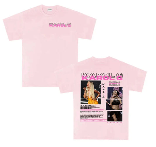 Karol G T-Shirt – Tour 2025 Pink