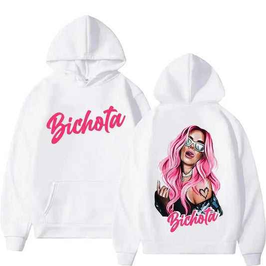 Karol G White Hoodie – Bichota