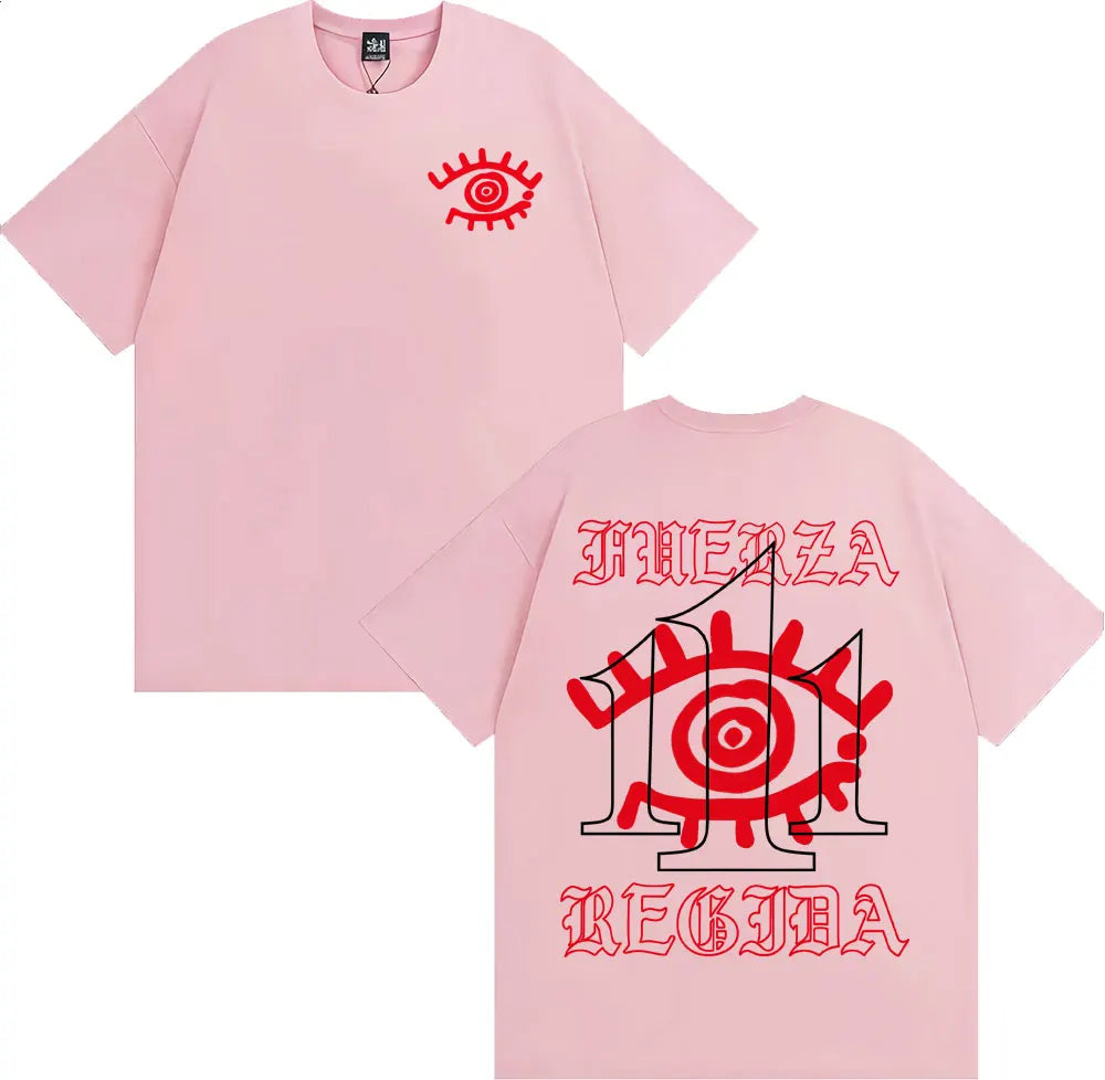Fuerza Regida 111XPANTIA Album T-Shirt – Pink