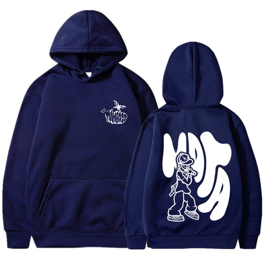 Natanael Cano CORRIDOS TUMBADOS Hoodie - Navy Blue