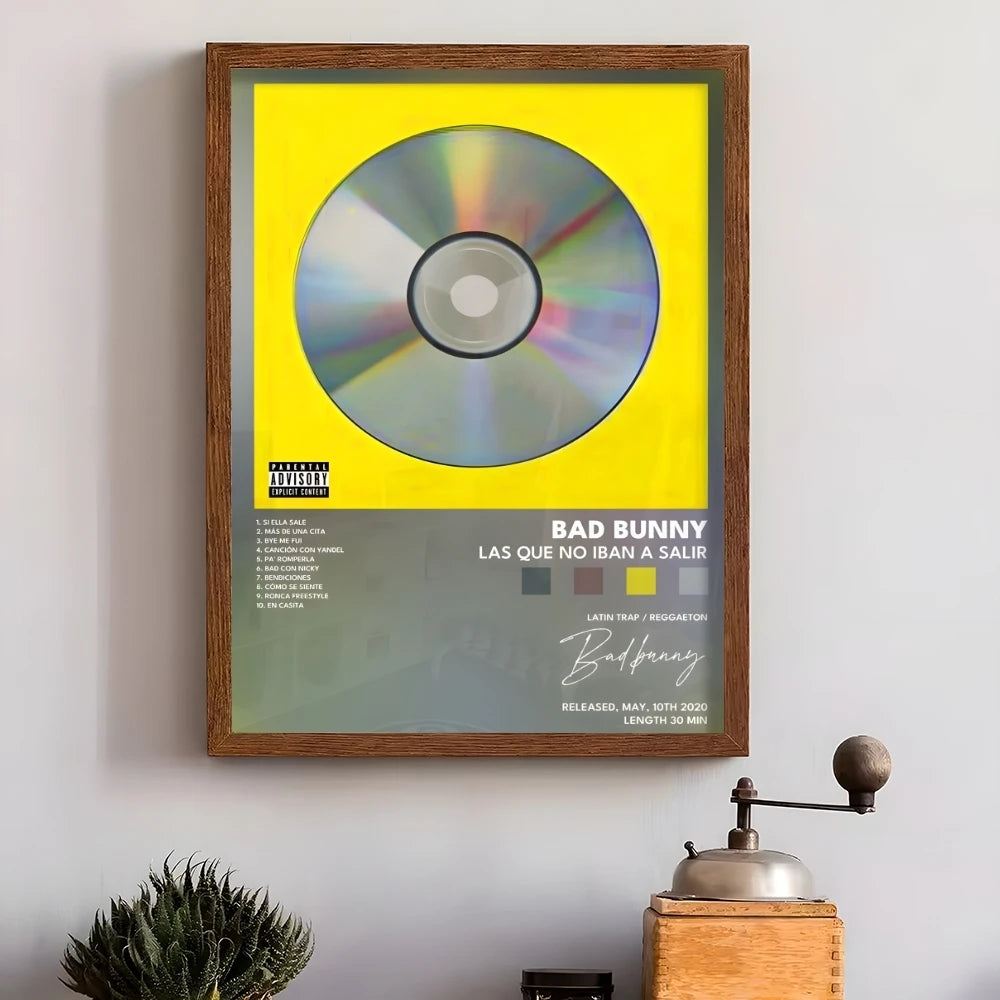 Bad Bunny “Las Que No Iban A Salir” Album Poster Print