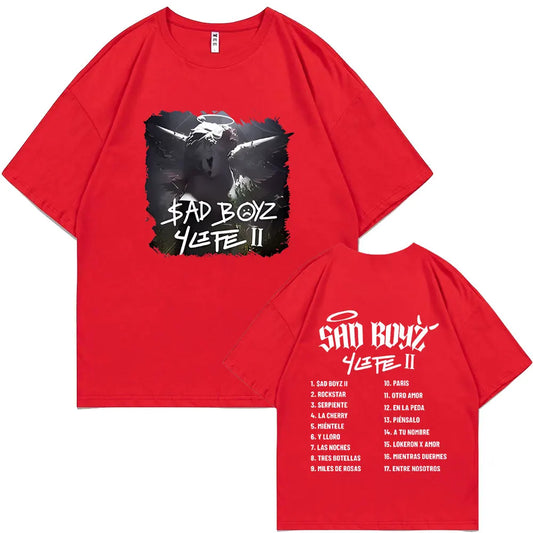 Junior H Sad Boyz 4 Life II T-Shirt – Red