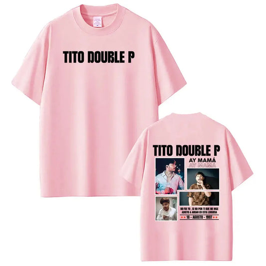 Tito Double P “Ay Mamá! Tour 2025” T-Shirt – Pink