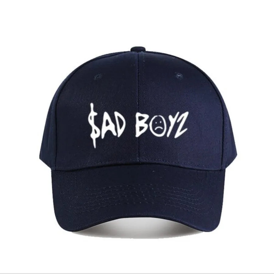 Junior H Sad Boyz Cap – Navy Blue