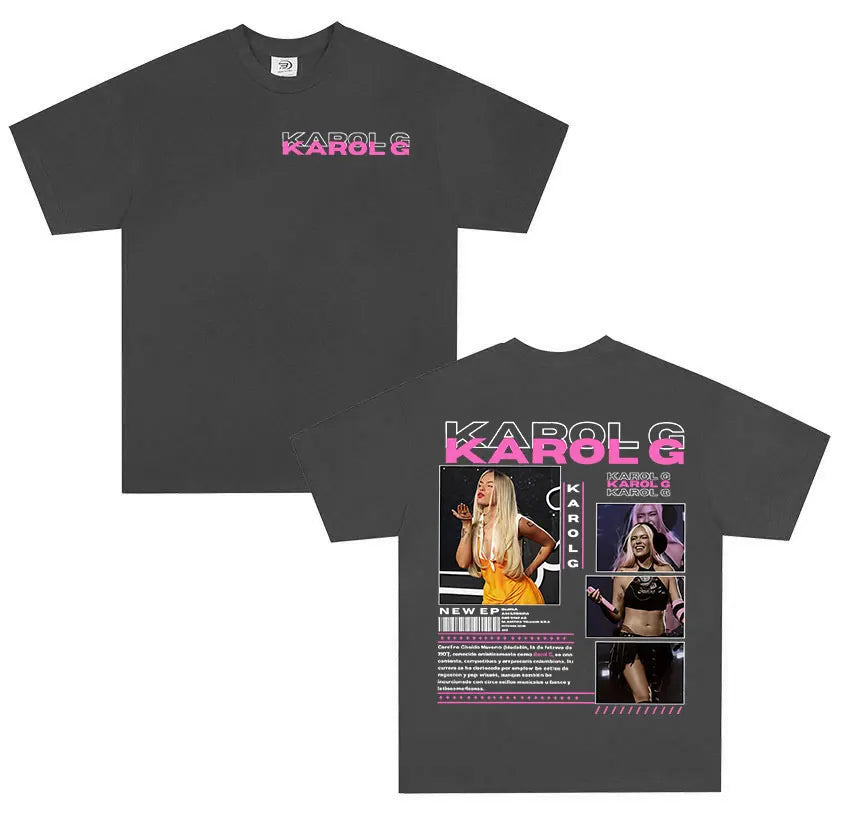 Karol G T-Shirt – Tour 2025 Dark Gray