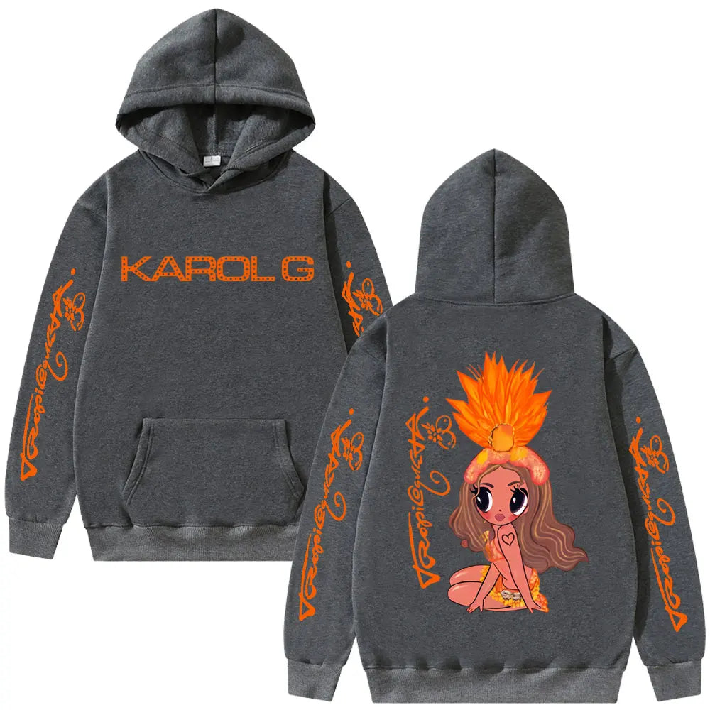Karol G Tropicoqueta Hoodie – Blue