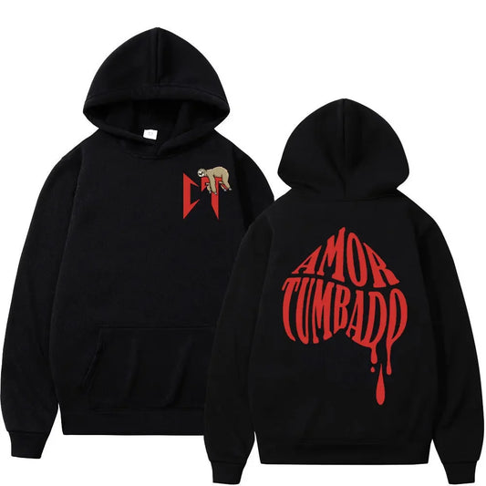 Natanael Cano Amor Tumbado Hoodie – Black