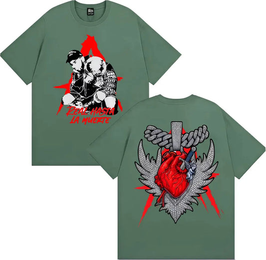 Anuel AA Real Hasta La Muerte World Tour T-Shirt – Green