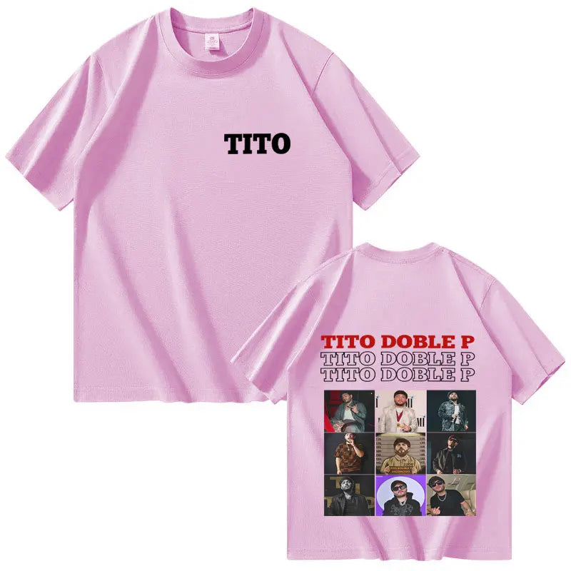 Tito Double P Trendy Album T-Shirt – Pink