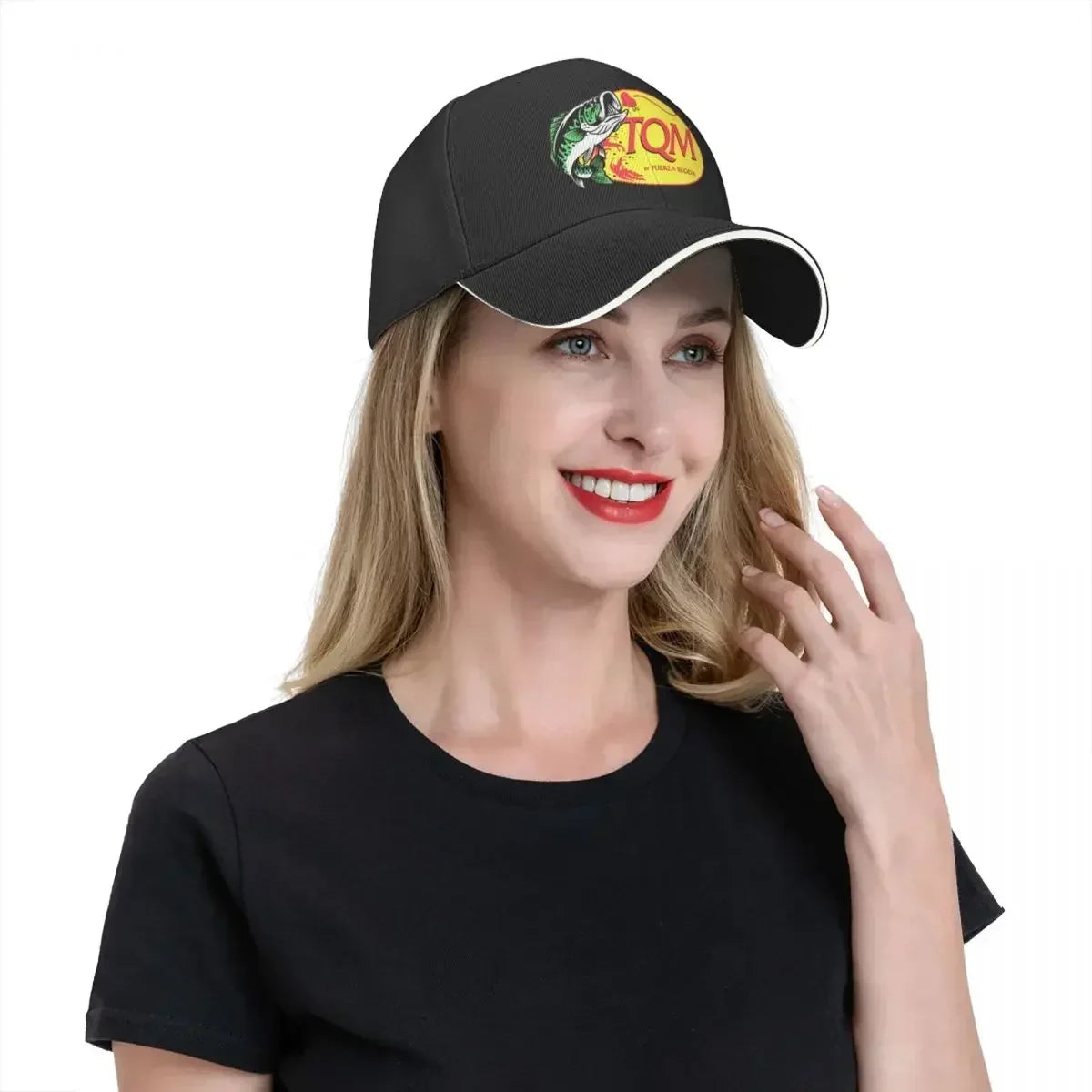 Fuerza Regida “TQM (Te Quiero Mucho)” Baseball Cap (White)