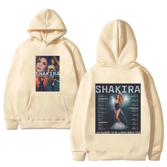 Shakira Hoodie – “Las Mujeres Ya No Lloran” World Tour Beige