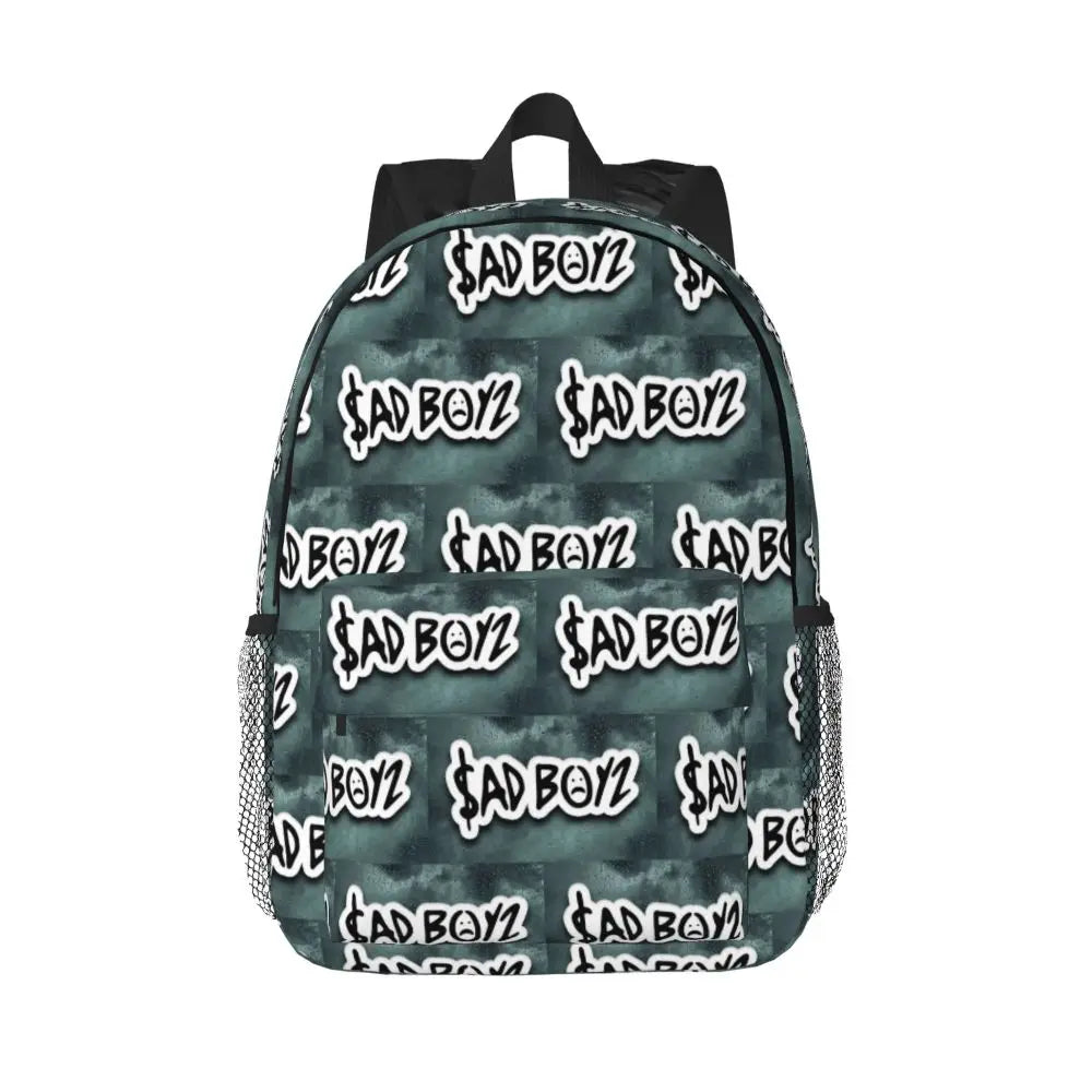 Junior H Sad Boyz Logo Backpack – Graffiti Green