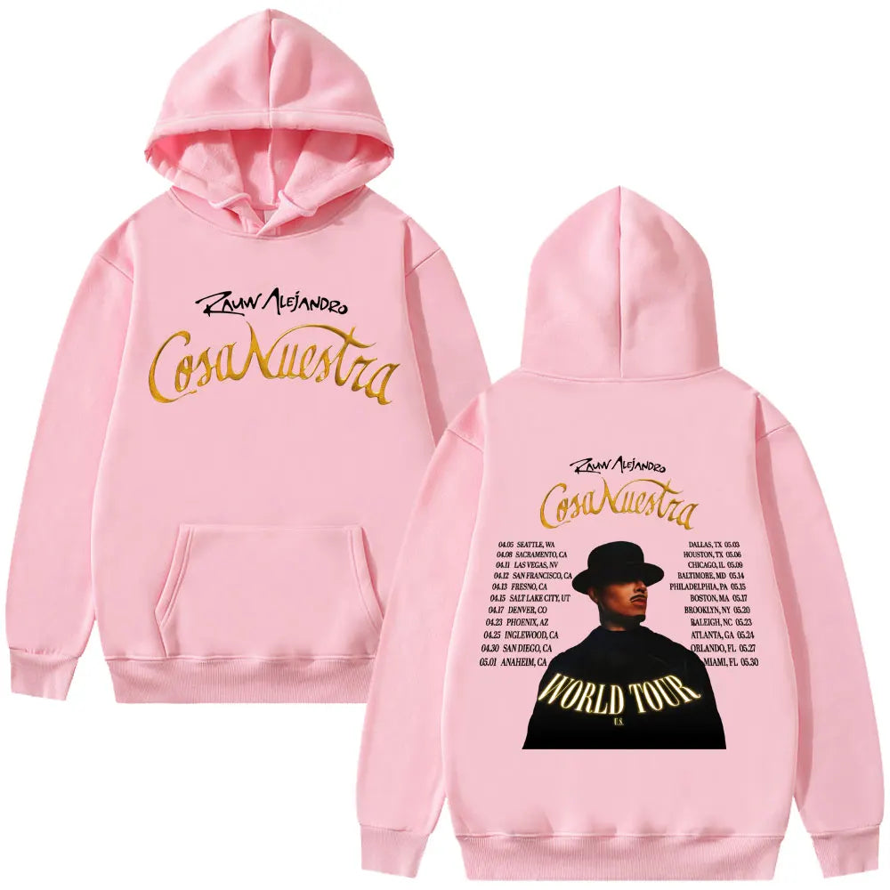 Rauw Alejandro Cosa Nuestra World Tour Hoodie - White