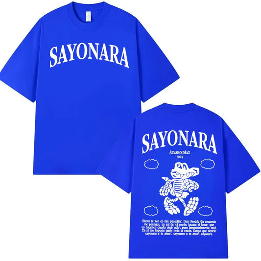 Alvaro Diaz Sayonara Tour 2025 T-Shirt – Blue
