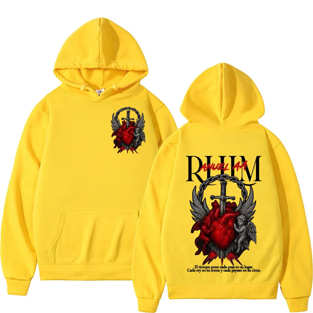 Anuel AA Rhlm Album Tour Hoodie – Yellow