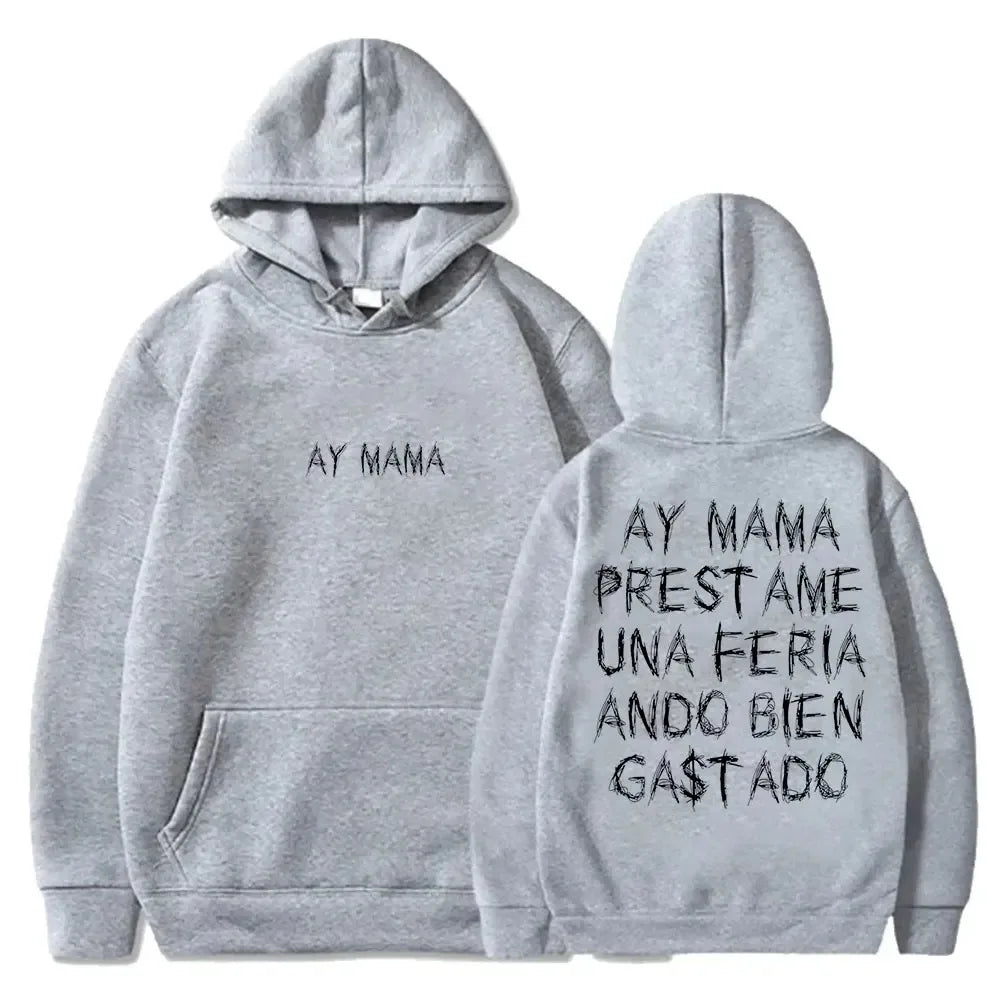Tito Double P “Ay Mama” Gray Hoodie