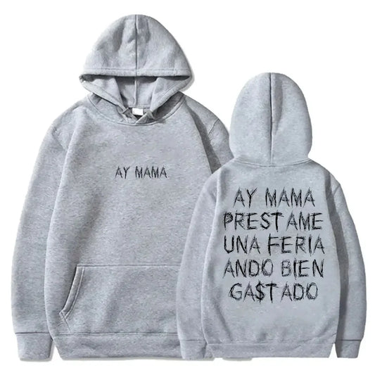 Tito Double P “Ay Mama” Gray Hoodie