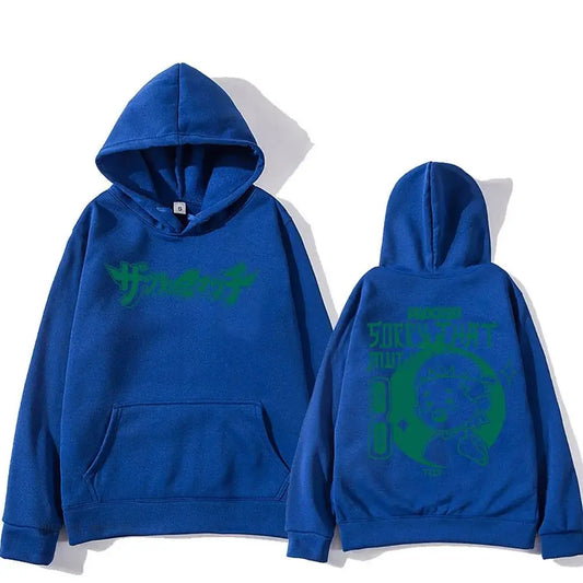 Feid “Sorry 4 What” Manga Hoodie – Blue