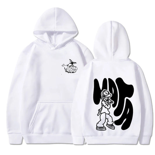 Natanael Cano CORRIDOS TUMBADOS Hoodie - White