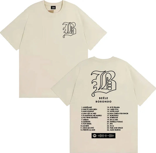 Beéle Borondo Tour Music T-Shirt - Beige