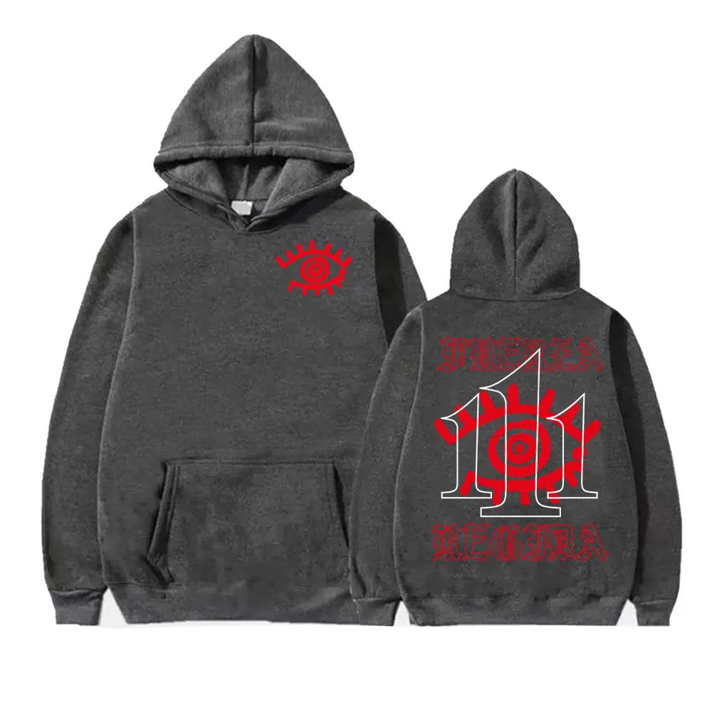 Fuerza Regida 111XPANTIA Album Hoodie (Dark Grey)