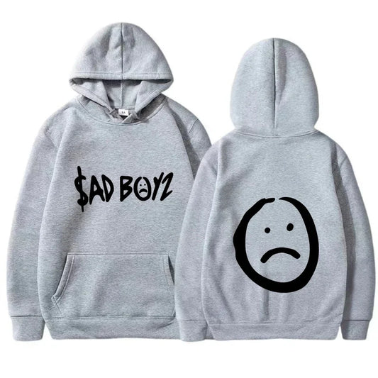 Junior H x Sad Boyz “Broken Heart” Hoodie – Gray