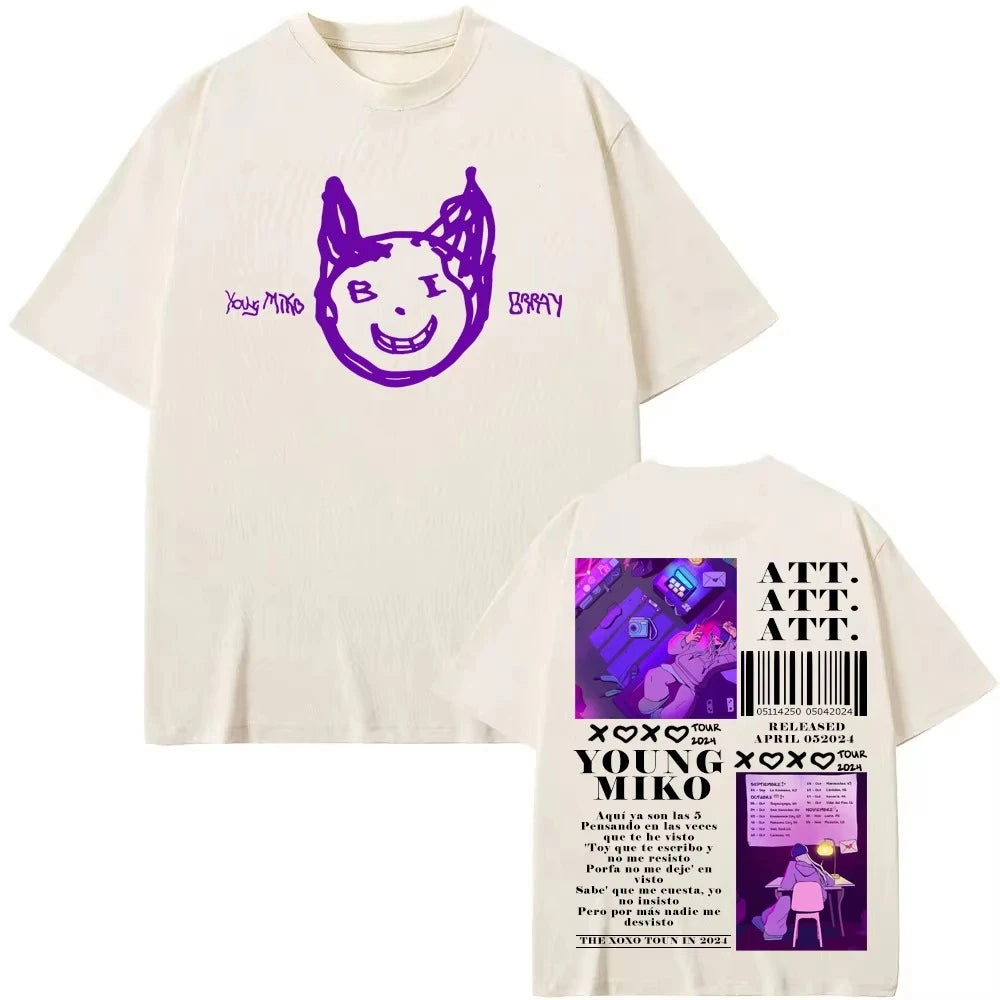 Young Miko “ATT Tour 2024” T-Shirt – Beige