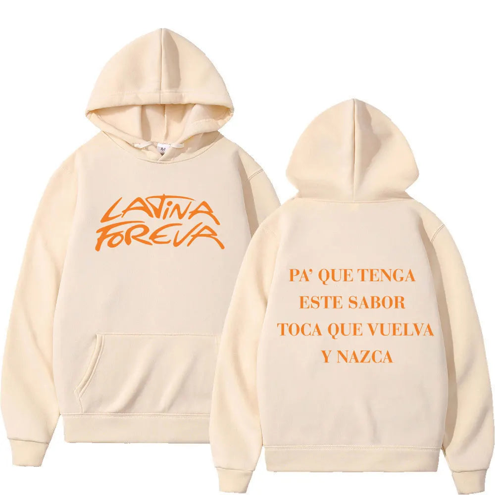 Karol G Latina Foreva Sabor Hoodie - Beige