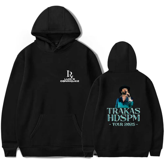 Luis R Conriquez Trakas HDSPM Tour 2025 Black Hoodie