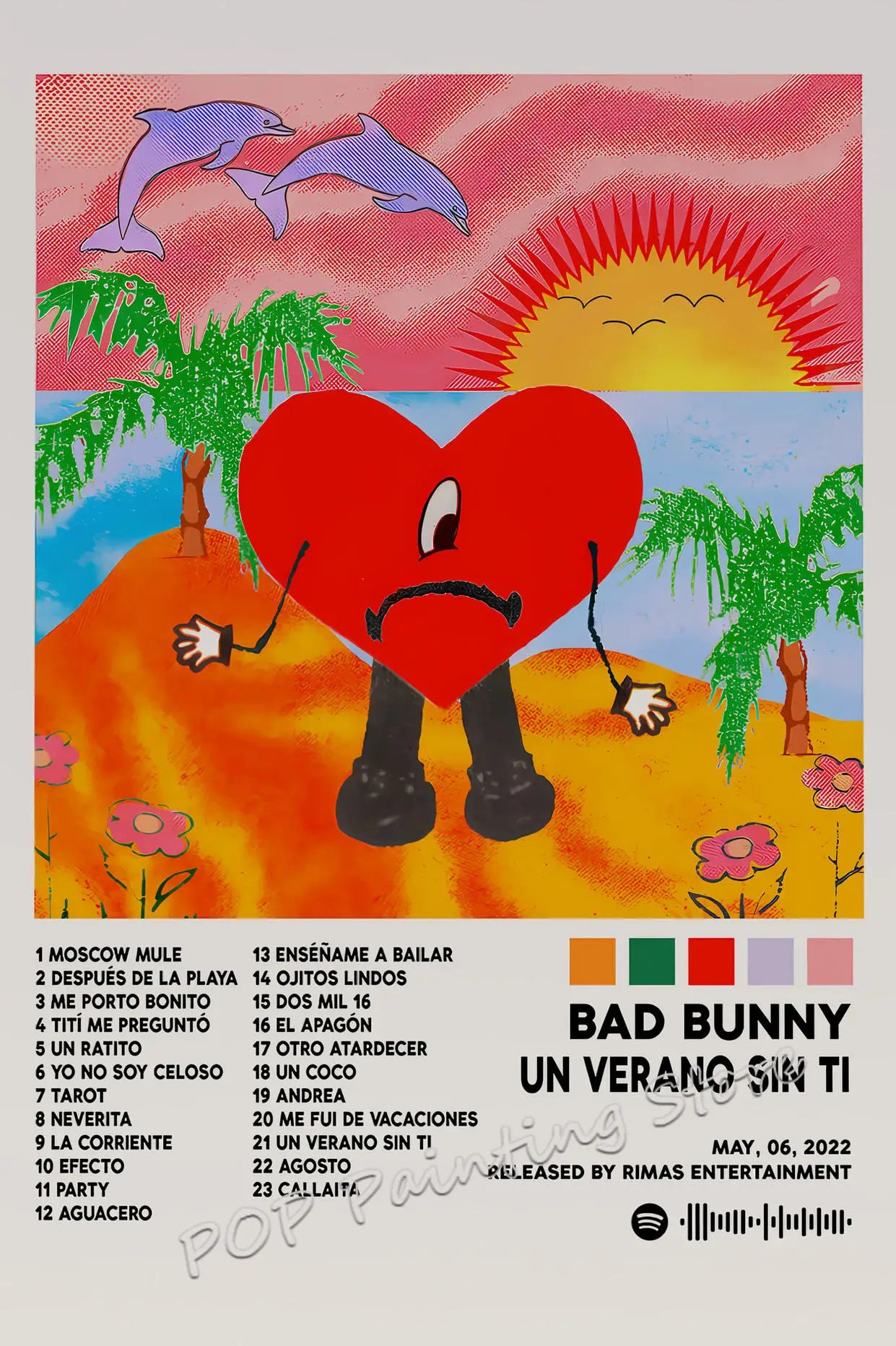Bad Bunny Poster – Un Verano Sin Ti Album