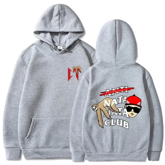 Natanael Cano Nata Club Hoodie - Gray