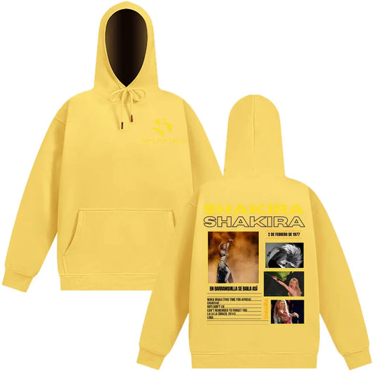 Shakira World Tour 2025 Hoodie – Yellow
