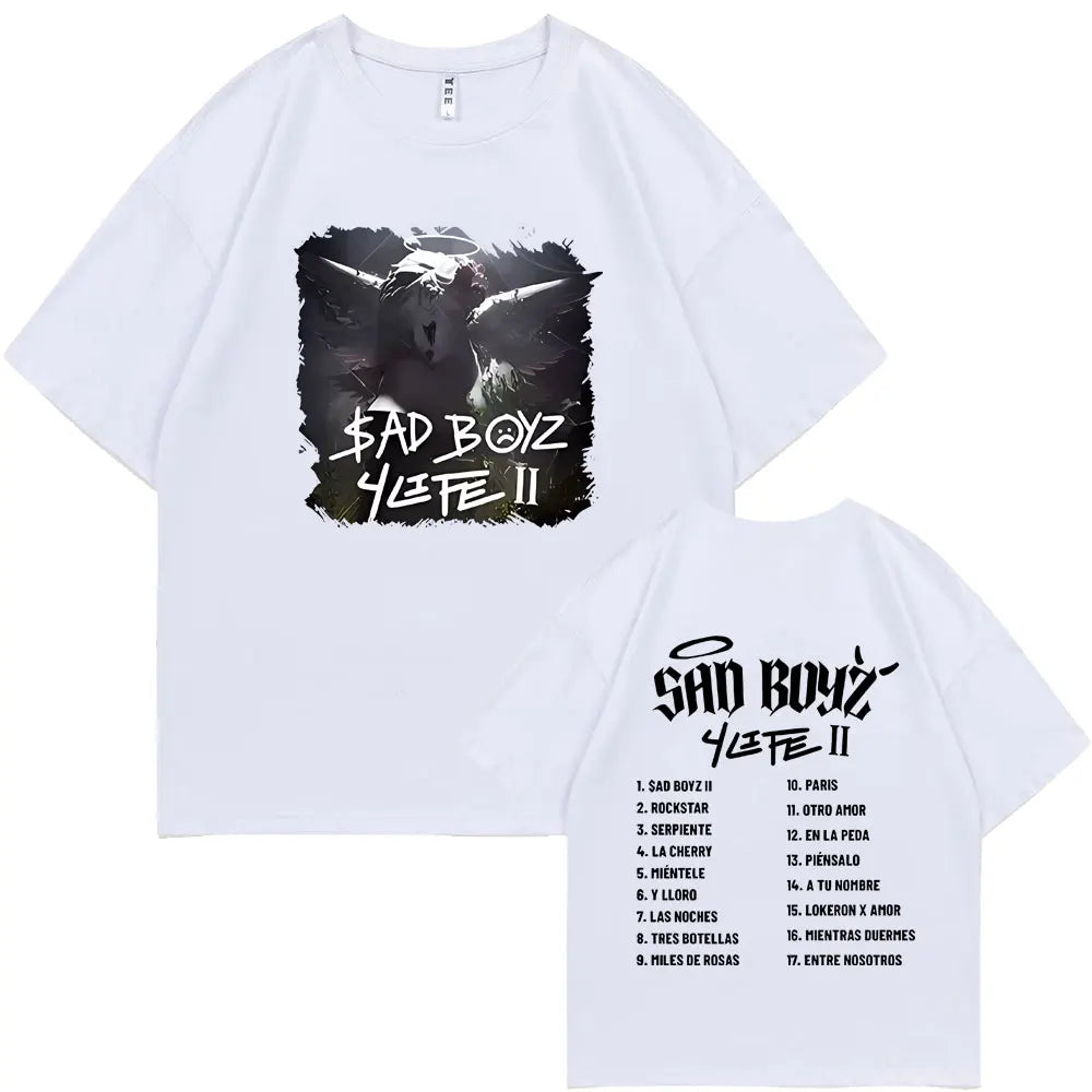 Junior H Sad Boyz 4 Life II T-Shirt – White