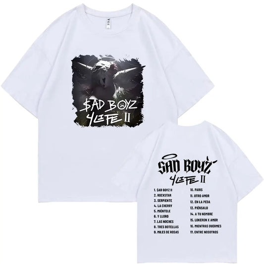Junior H Sad Boyz 4 Life II T-Shirt – White