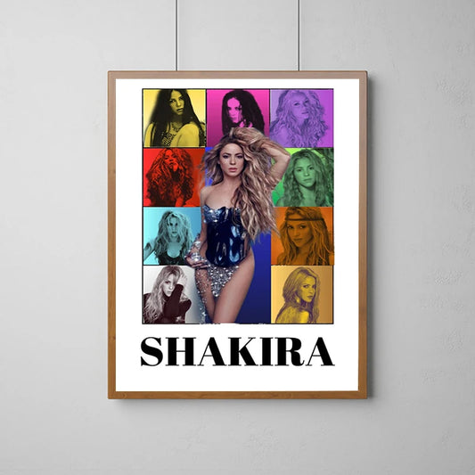 Shakira Poster – Colorful Pop Art Tribute