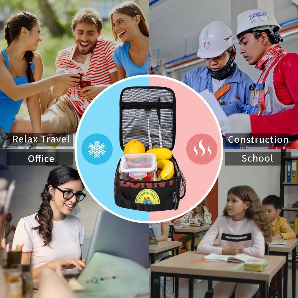 Lunch Bag DTMF – Bad Bunny “Puerto Rico 2025 Seal"