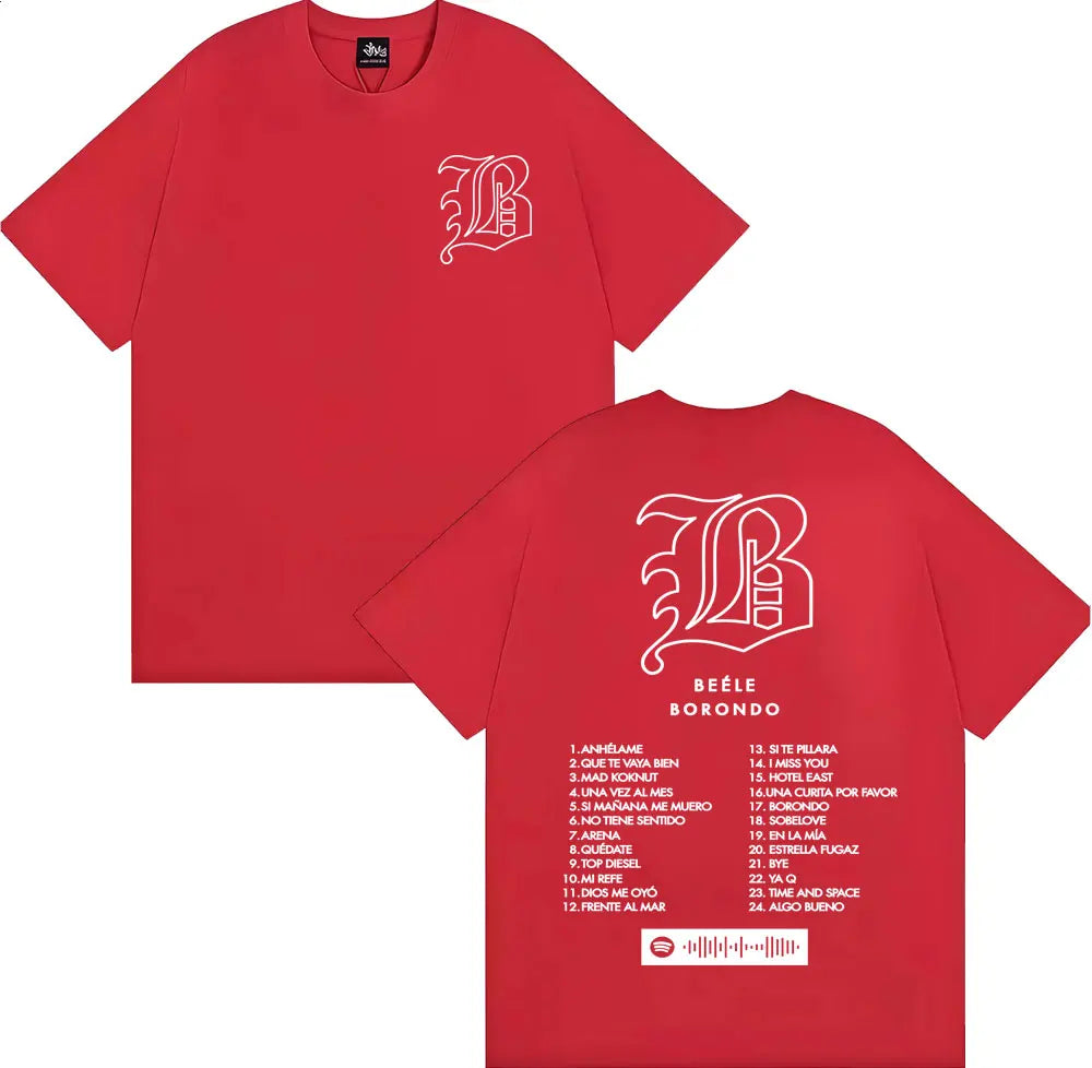 Beéle Borondo Tour Music T-Shirt - Red