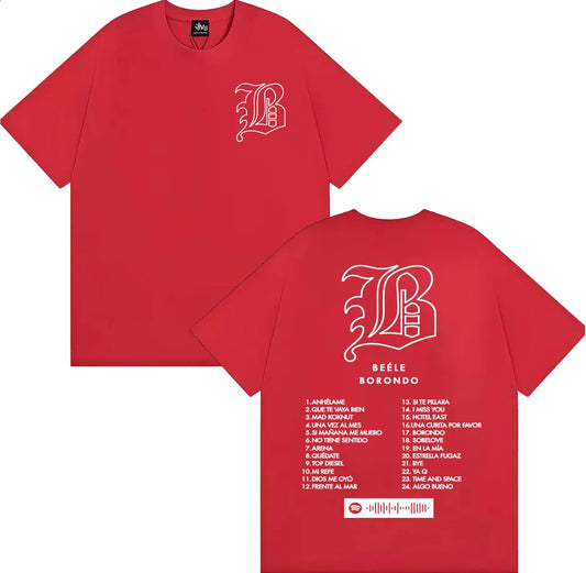 Beéle Borondo Tour Music T-Shirt - Red