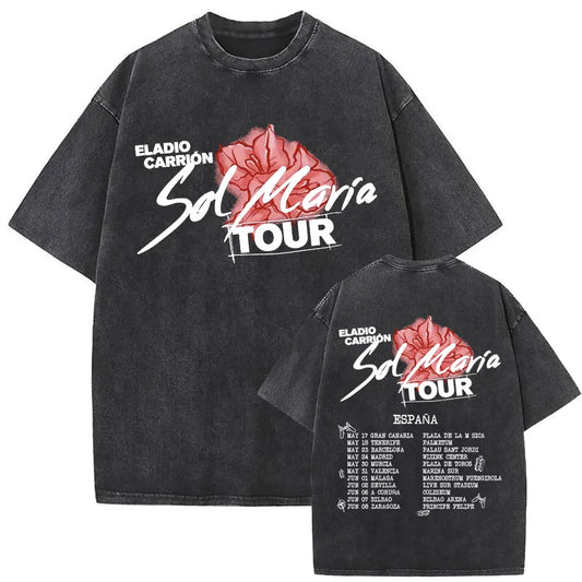 Eladio Carrión Sol María Tour 2025 T-Shirt – España Edition (Black)