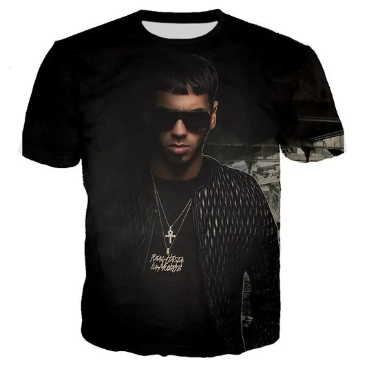 Anuel AA “Real Hasta La Muerte” Full Graphic T-Shirt