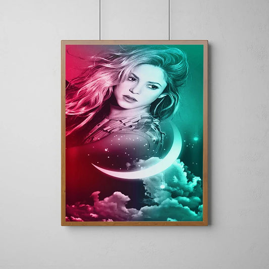 Shakira Poster – Dreamy Night Sky Aesthetic