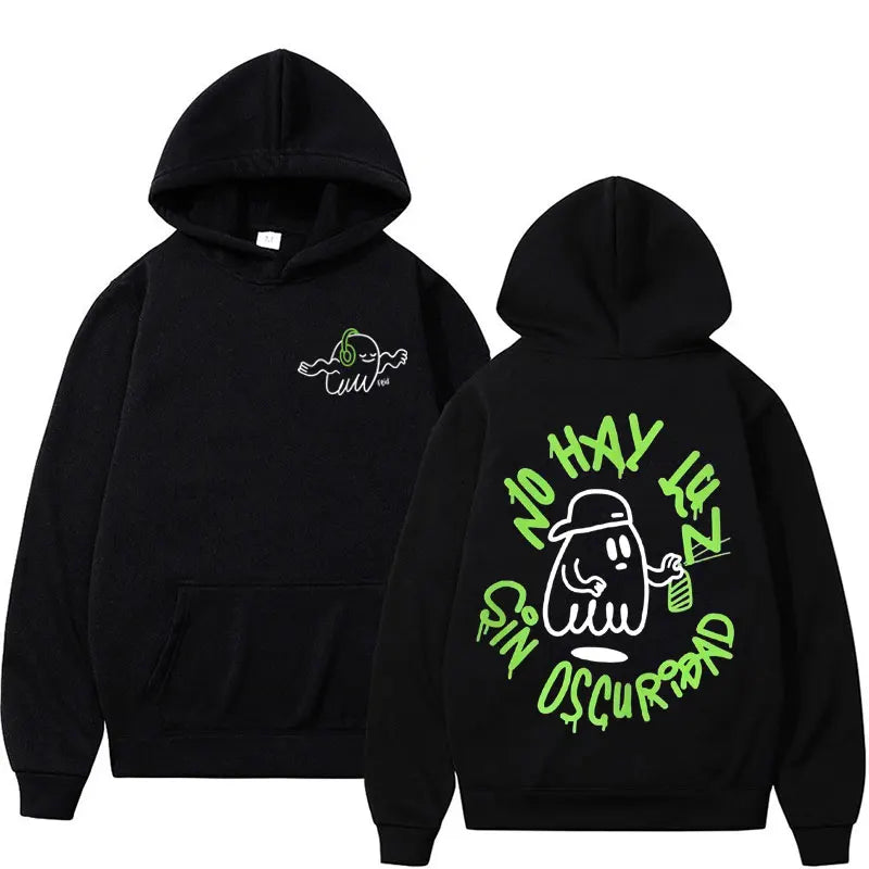 Black "No Hay Luz Sin Oscuridad" Hoodie – Feid Ferxxo