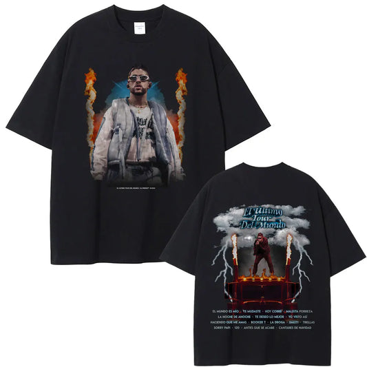 Bad Bunny El Último Tour Del Mundo T-Shirt – Black