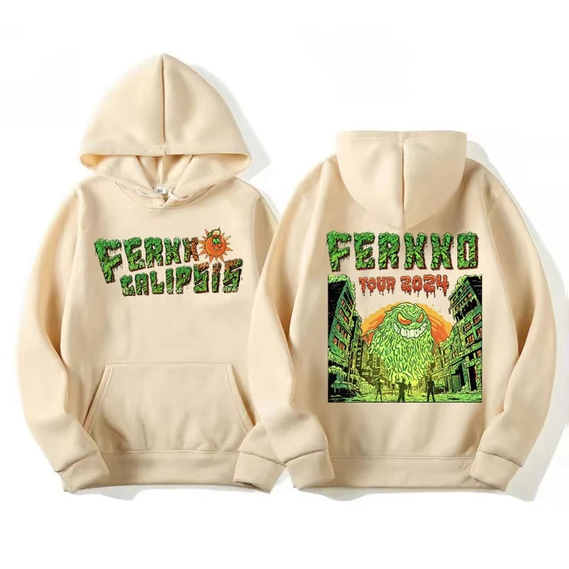 Feid “Ferxxo Tour 2024” Hoodie – Dark Grey