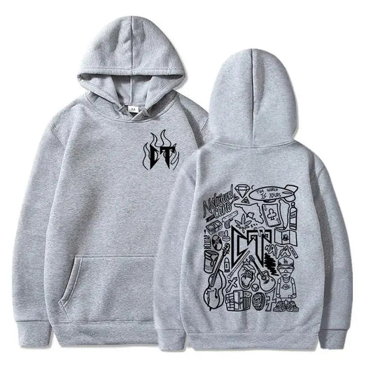 Natanael Cano “The World Is Yours” Hoodie – Gray