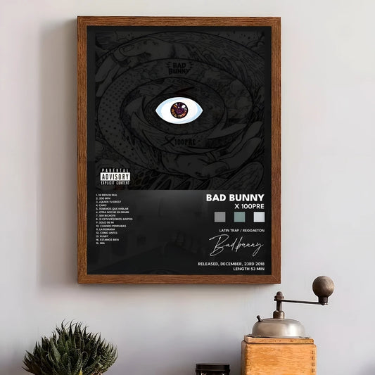 Bad Bunny “X 100PRE” Album Poster Print