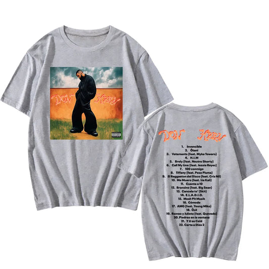 Gray DON KBRN T-Shirts – Singer Eladio Carrión