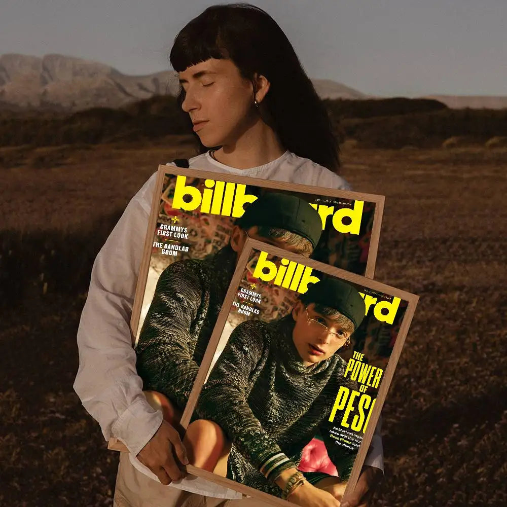Peso Pluma Billboard Cover Wall Poster