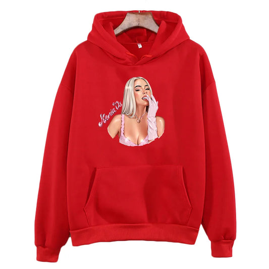 Kenia OS Glam Portrait Hoodie – Red